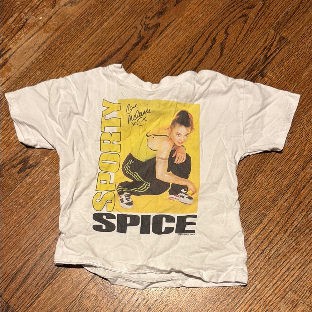 Sporty Spice Kids White T-Shirt